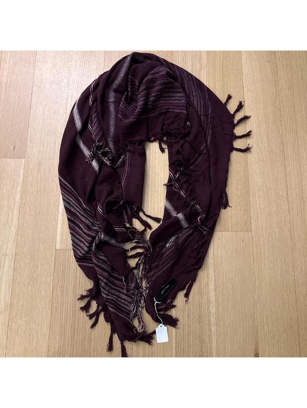 Isabel Marant Women's Burgundy and Purple Scarf-wrap